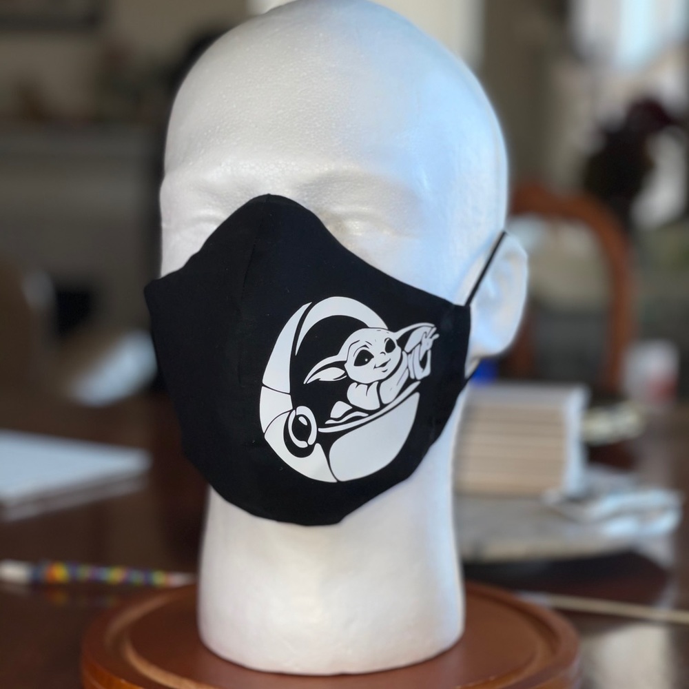The child mandalorian face mask